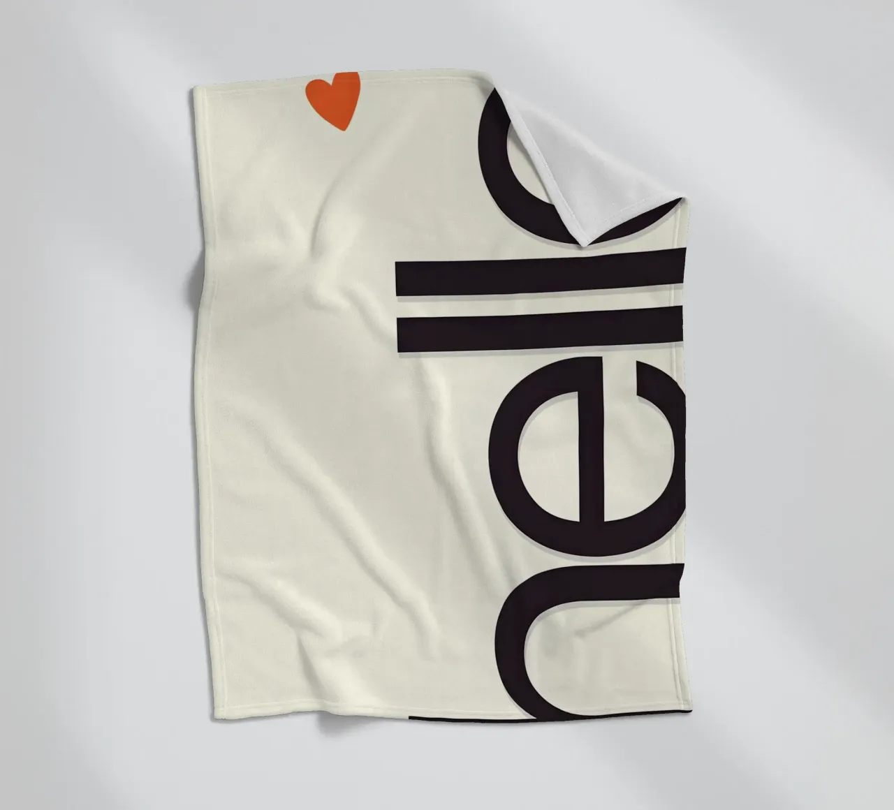 Hello coperta in pile da Type & Tape