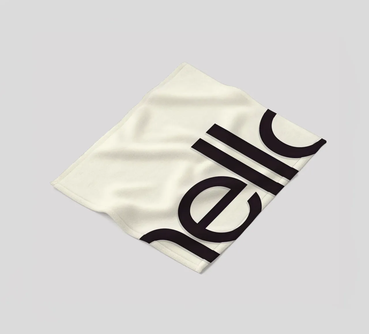 Hello coperta in pile da Type & Tape