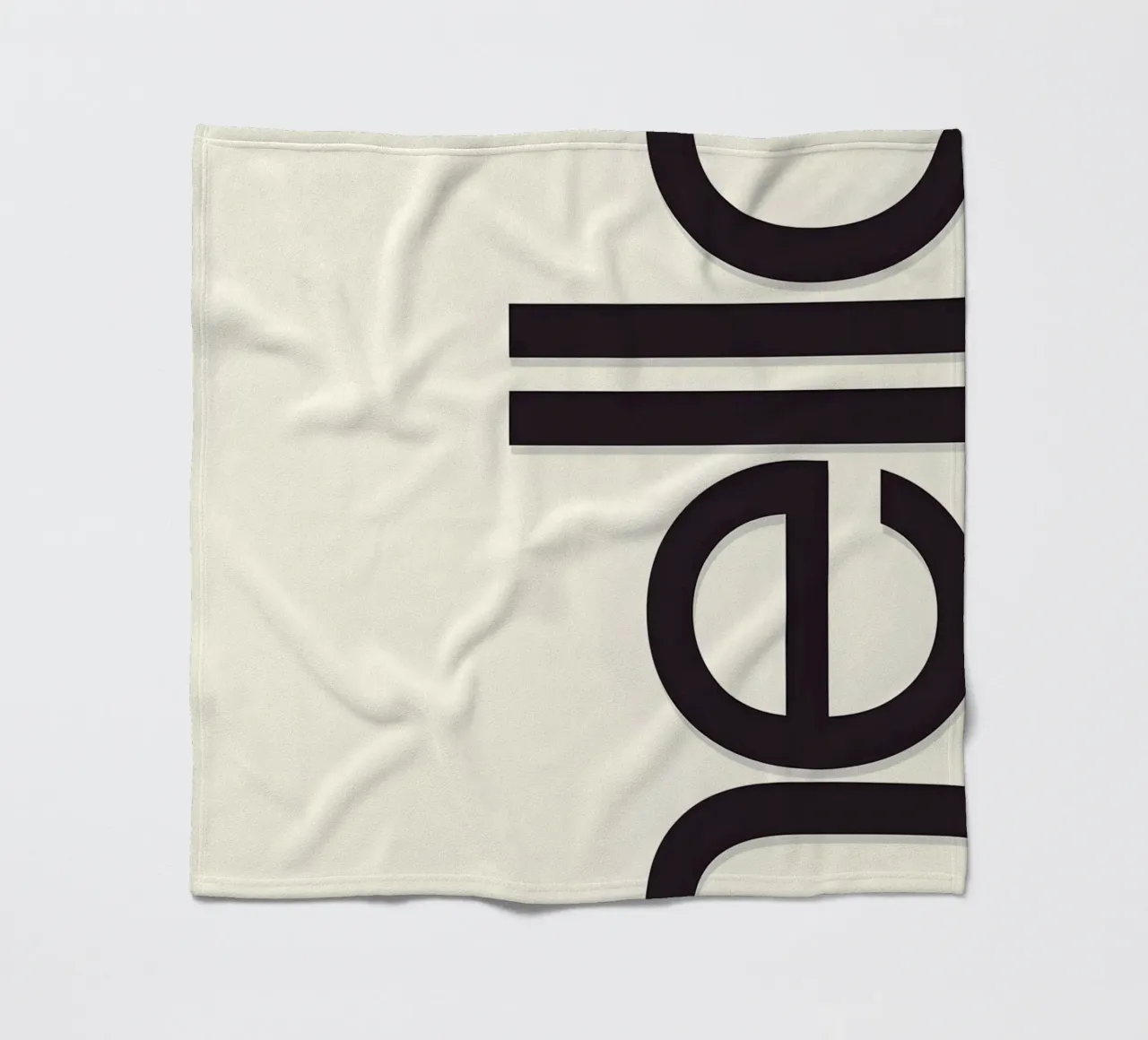 Hello coperta in pile da Type & Tape