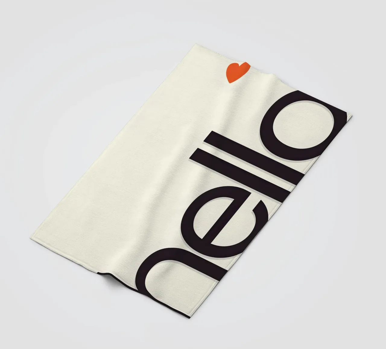 Hello coperta in pile da Type & Tape