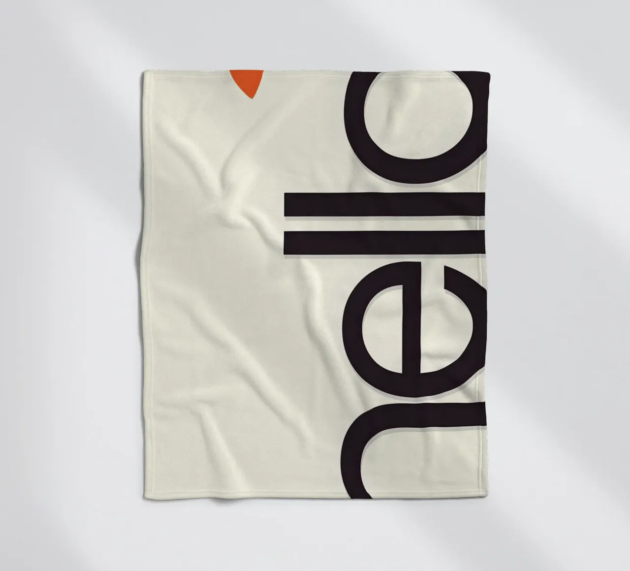 Hello coperta in pile da Type & Tape