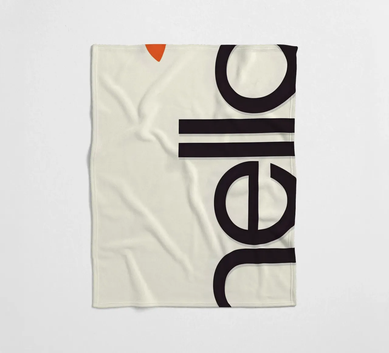Hello coperta in pile da Type & Tape