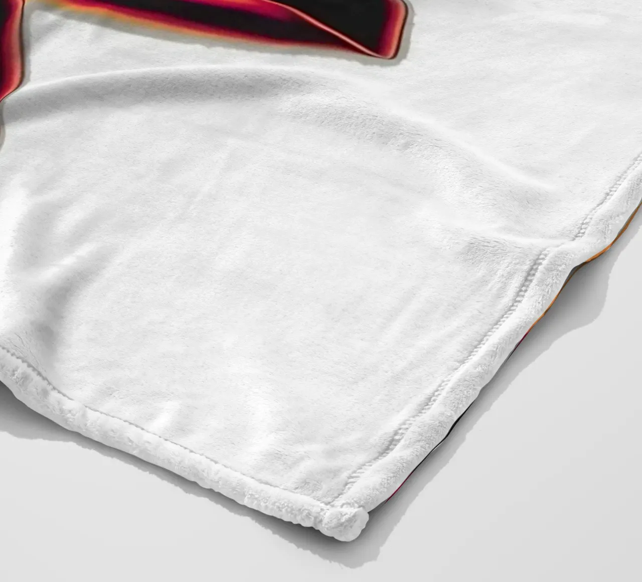 "DONT GIVE UP" coperta in pile da Type & Tape