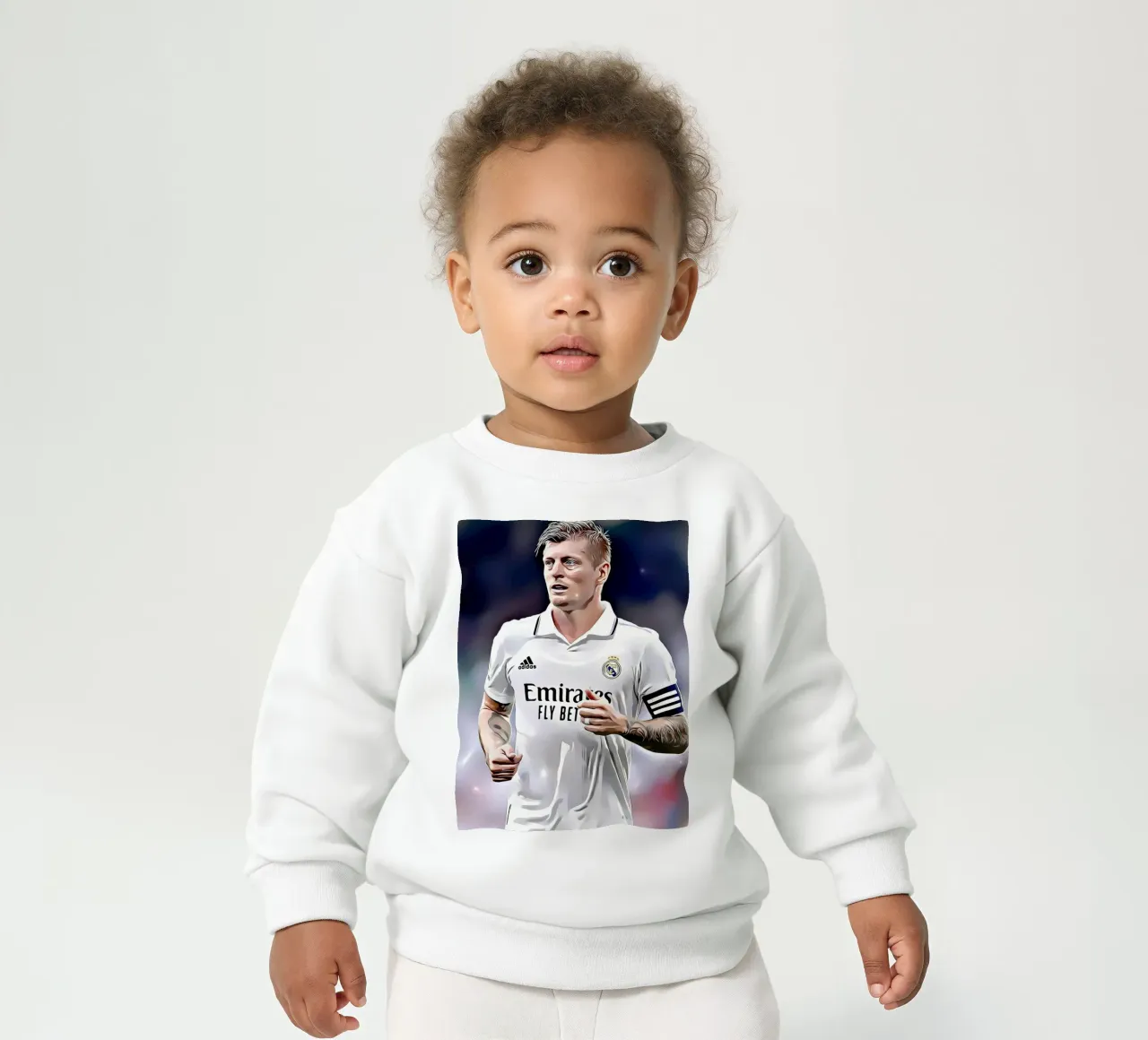 Toni Kroos in azione felpa neonato da dark eagle