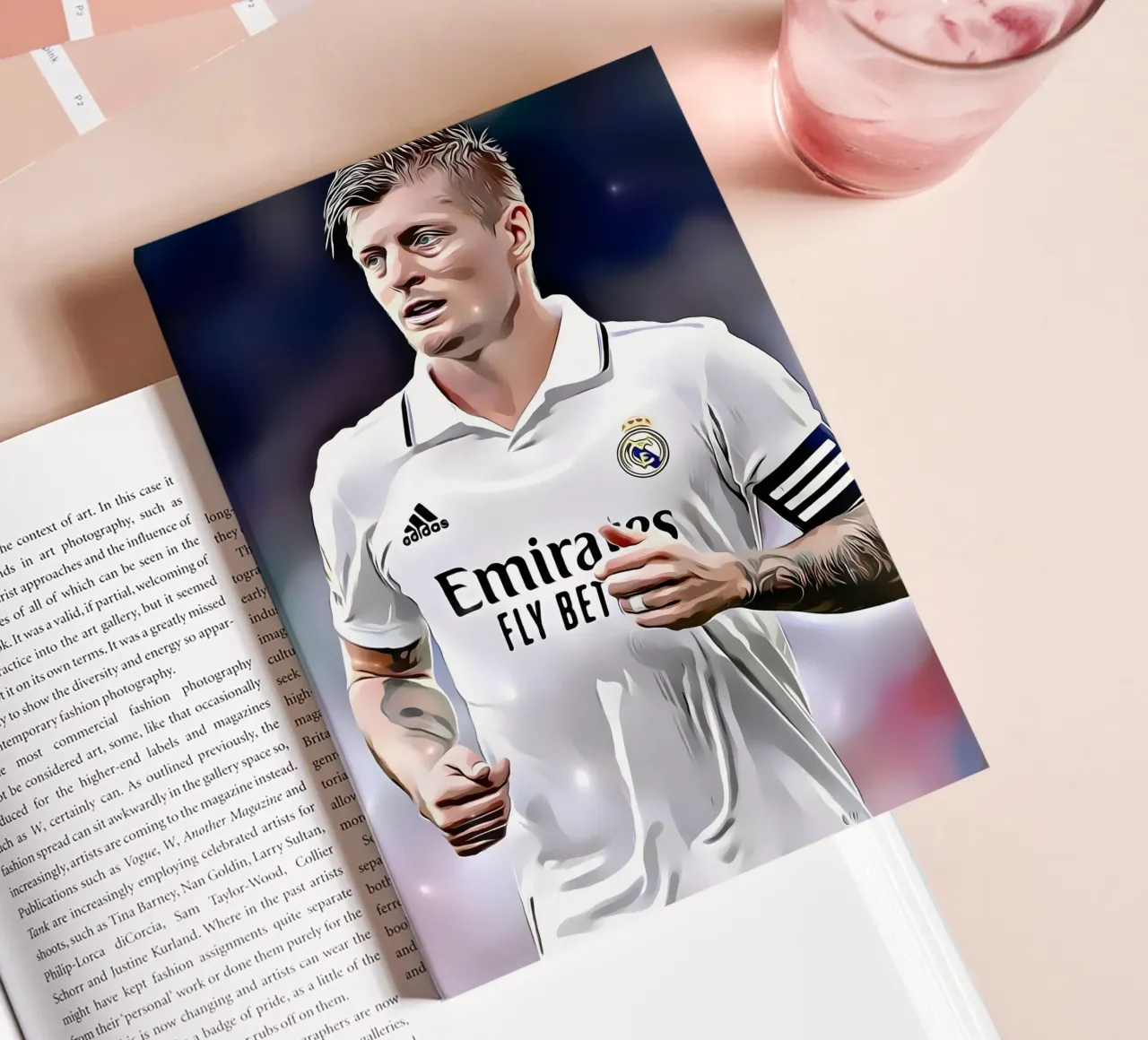 Toni Kroos in Action notebook by dark eagle