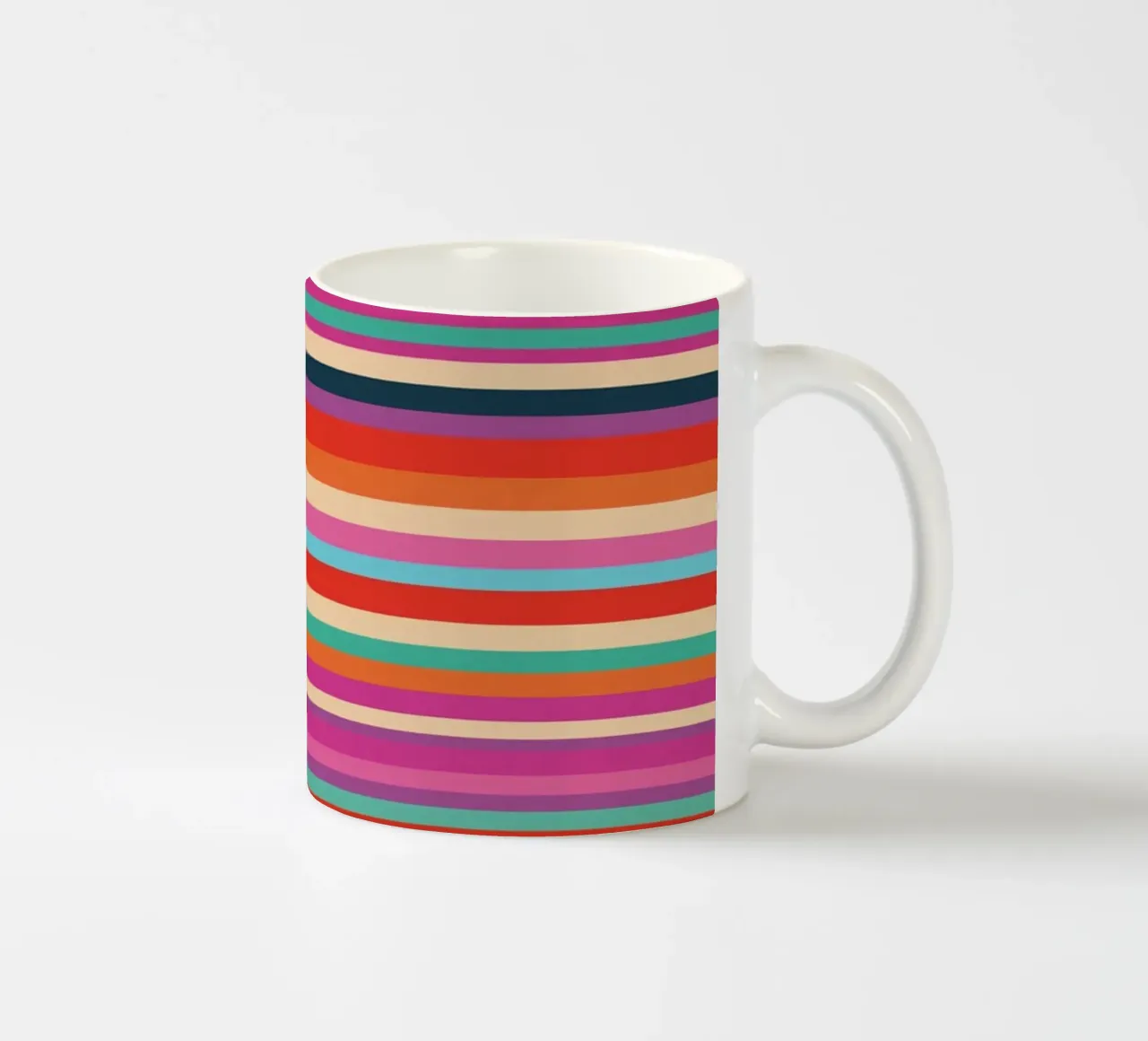 Classiche strisce estive tazza in ceramica da Petra Lang