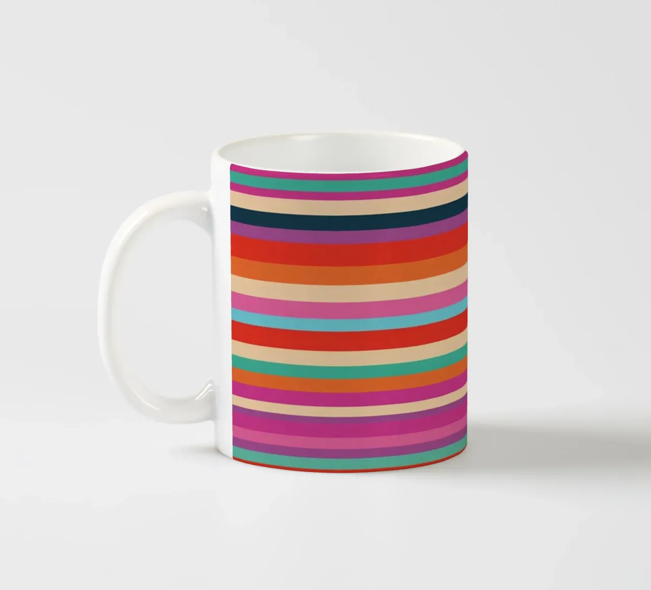 Classiche strisce estive tazza in ceramica da Petra Lang