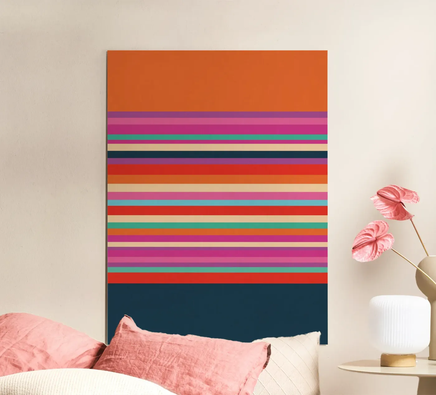 Classiche strisce estive poster da Petra Lang - Design