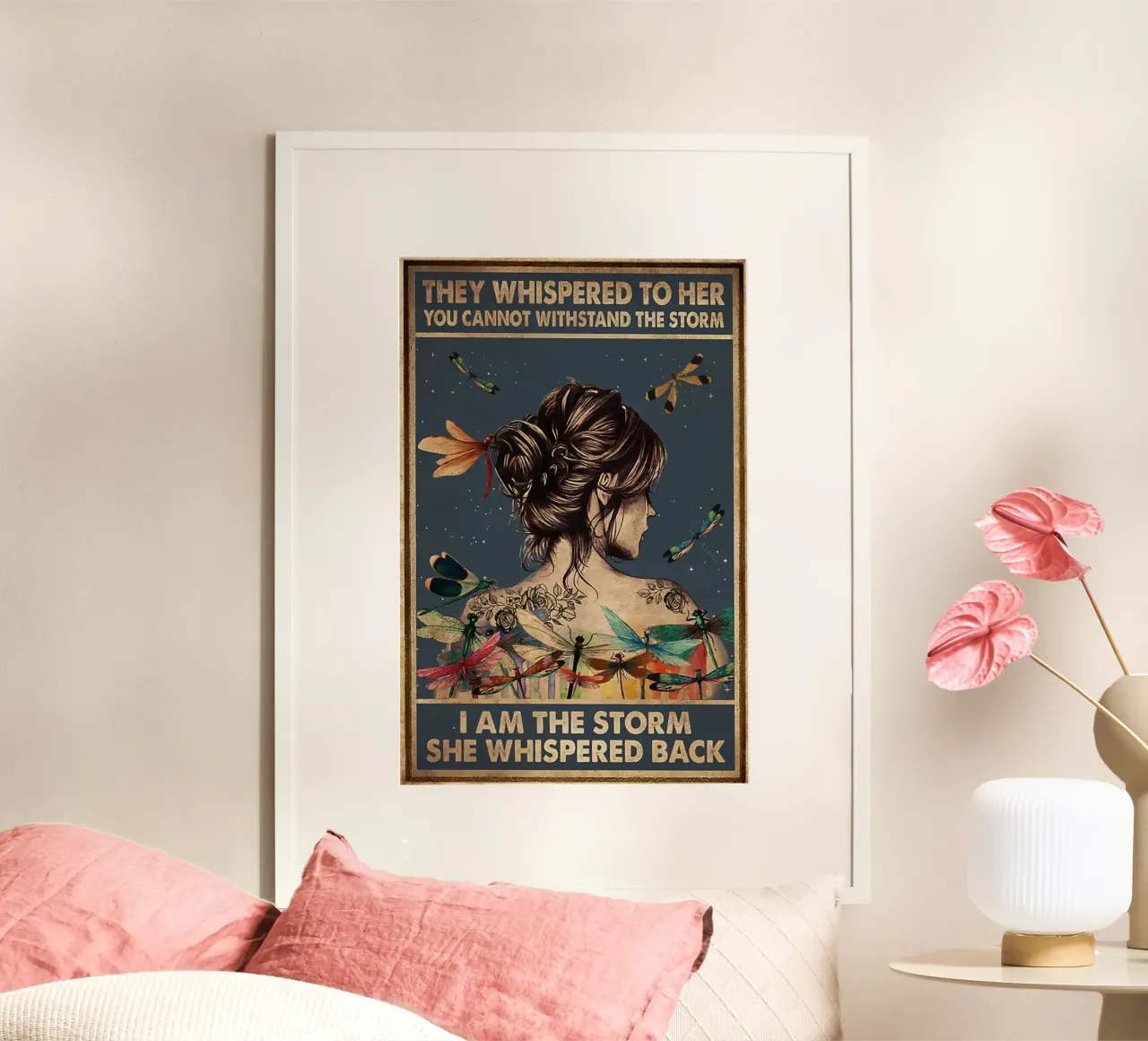 Ich bin der Sturm, flüsterte sie zurück Poster von Oliver Ethan