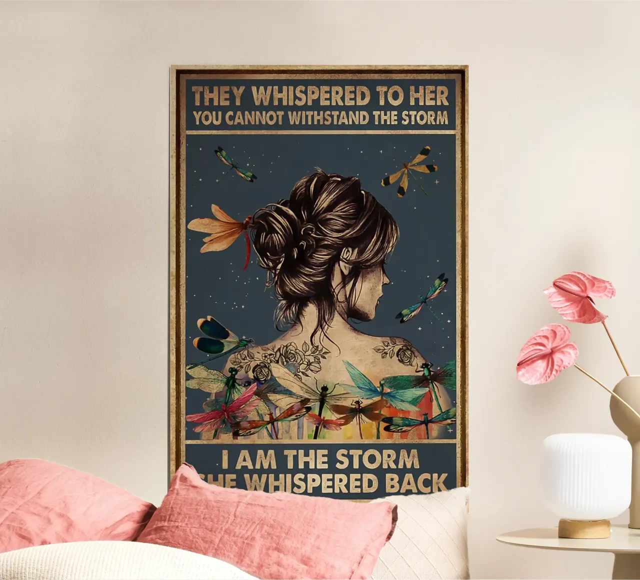 Ich bin der Sturm, flüsterte sie zurück Poster von Oliver Ethan