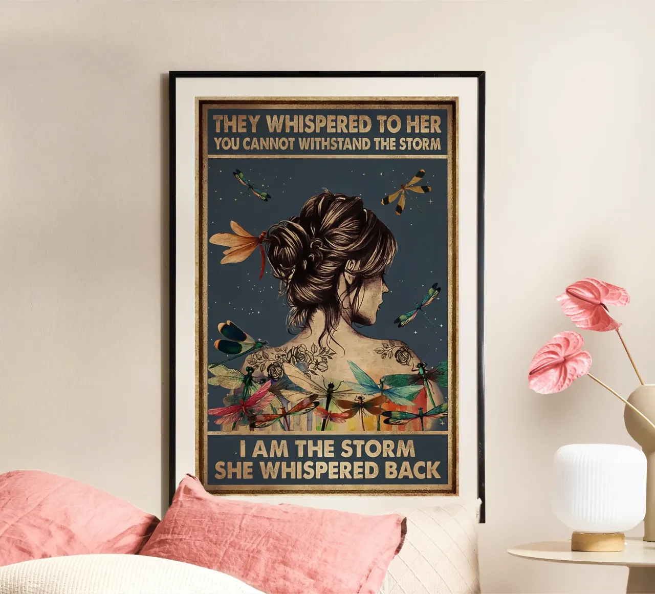 Ich bin der Sturm, flüsterte sie zurück Poster von Oliver Ethan