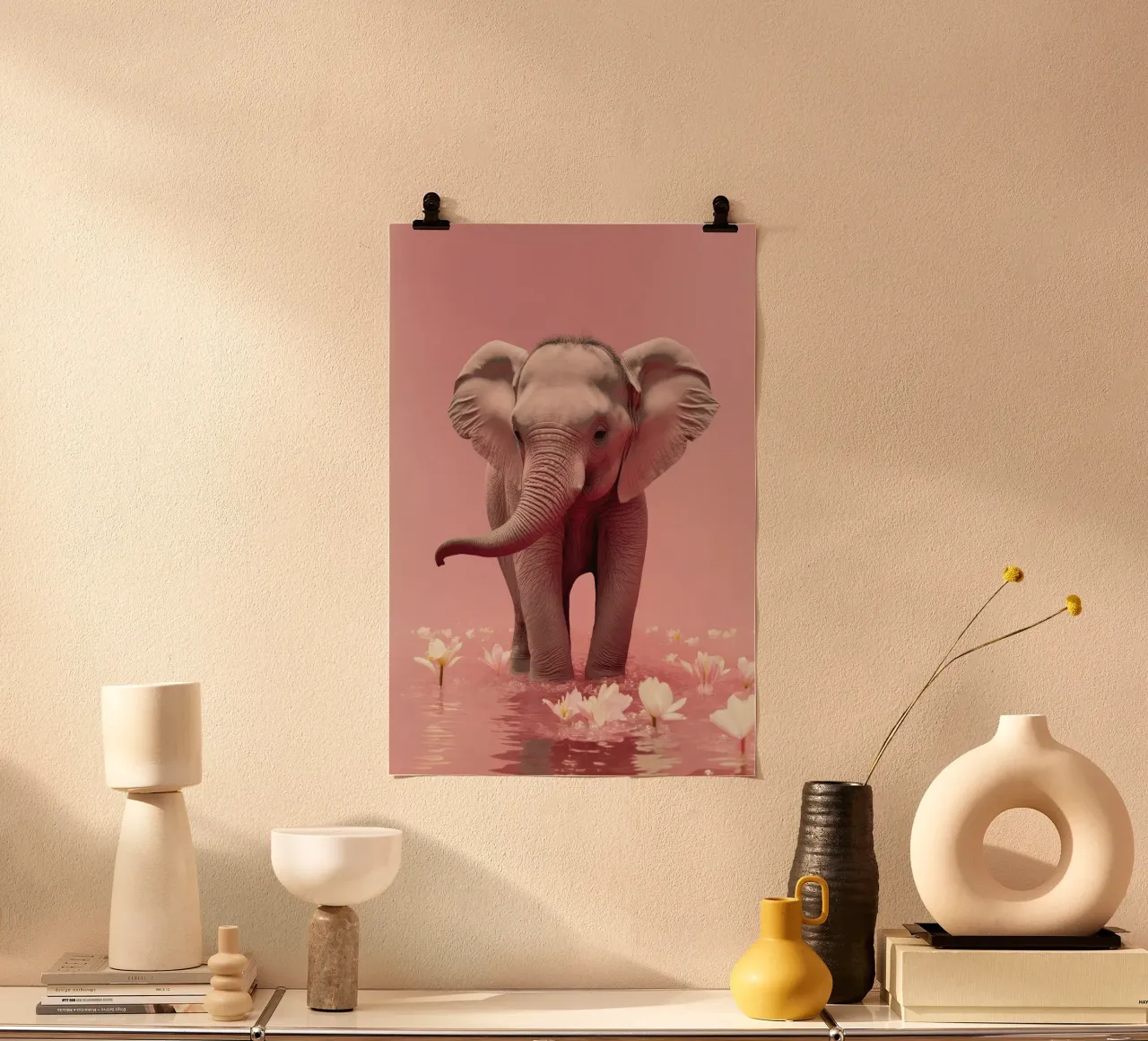 Young Elephant poster da treechild