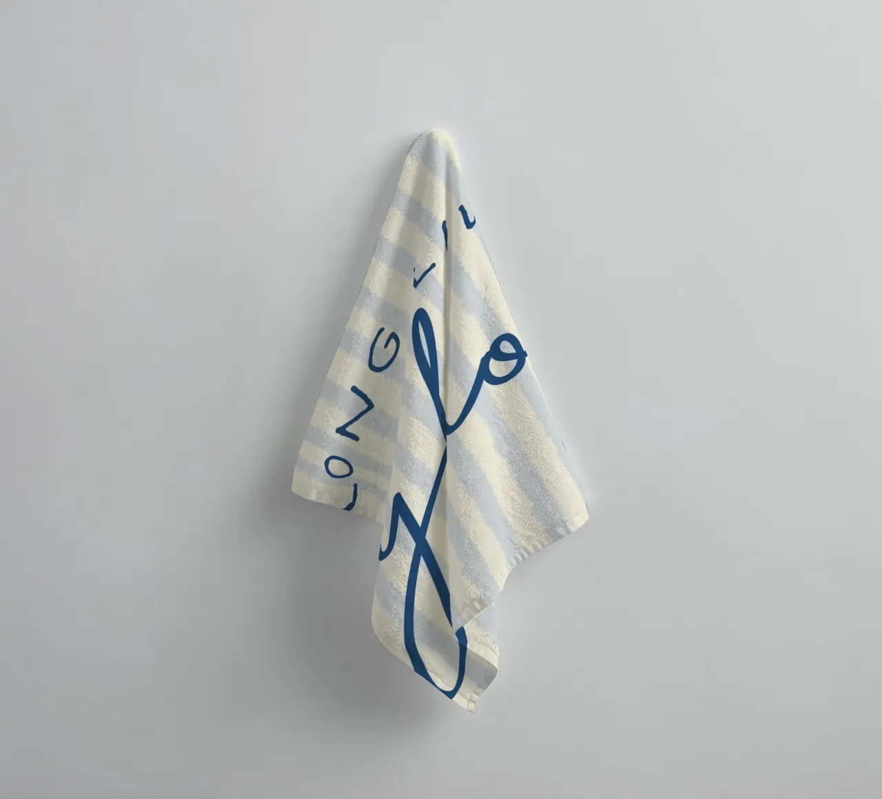 "Long Live Boyhood" Script Art Print towel by vintagepod