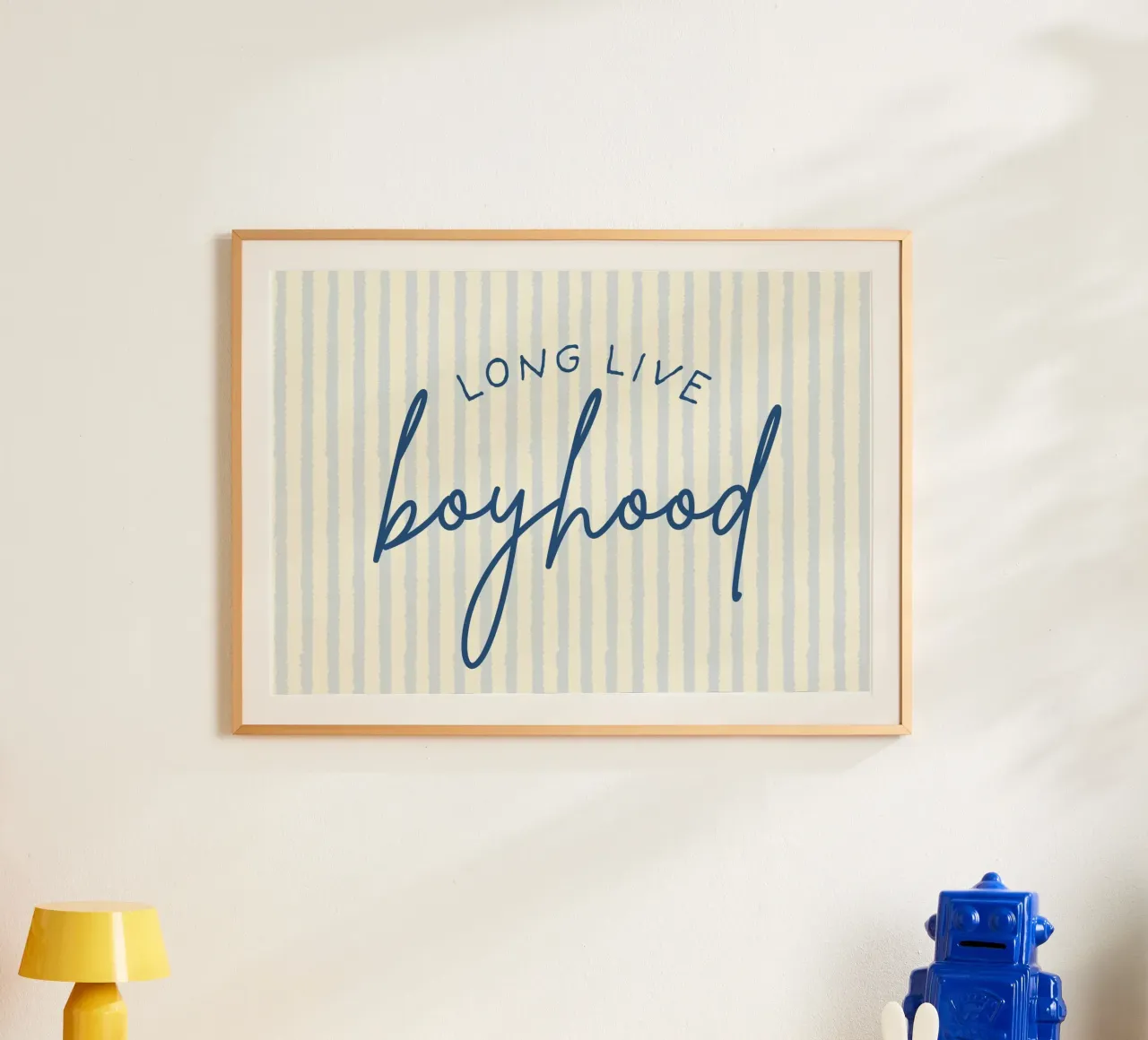 "Viva Boyhood" Script Art Print hahnemühle de vintagepod