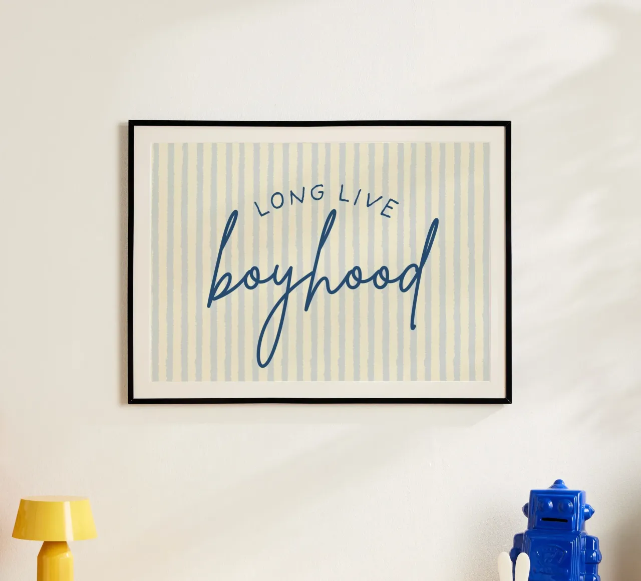 "Viva Boyhood" Script Art Print hahnemühle de vintagepod
