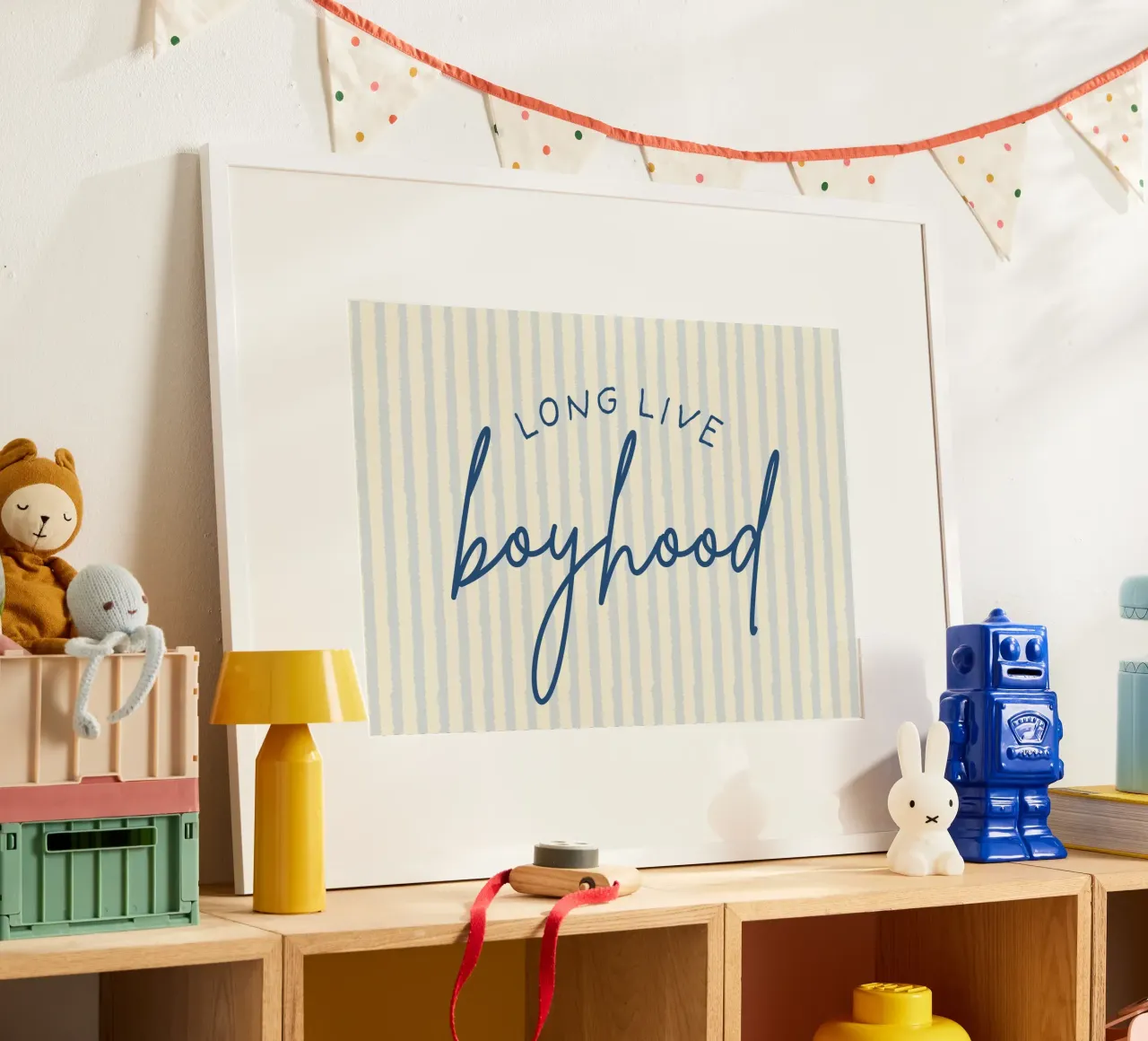 "Viva Boyhood" Script Art Print hahnemühle de vintagepod