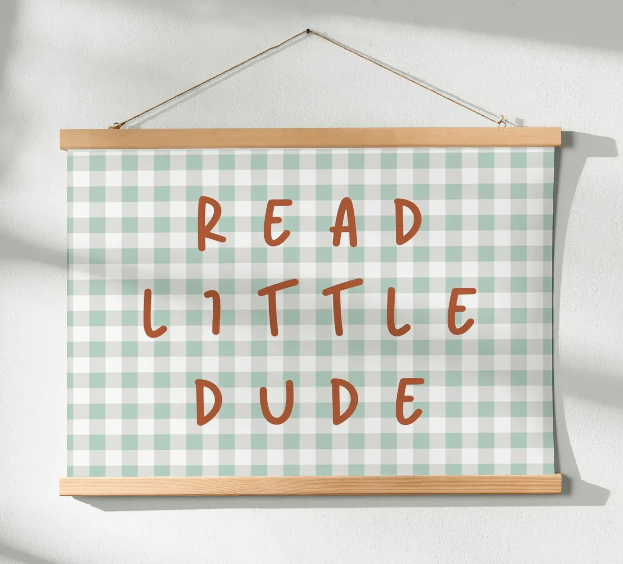 Stampa d'arte per bambini "Read Little Dude" in percalle poster da vintagepod
