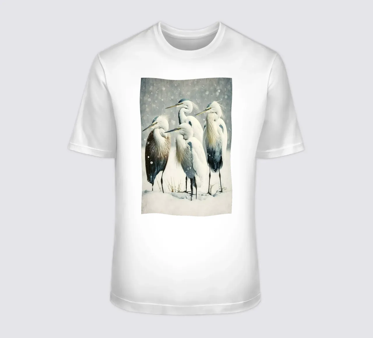 Egrets In Winter t-shirt da treechild