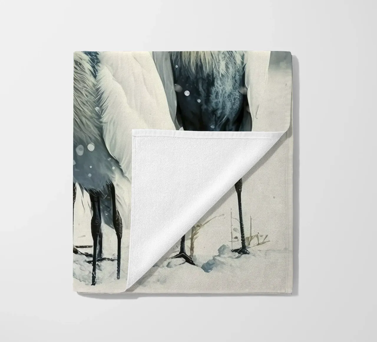 Egrets In Winter telo mare da treechild