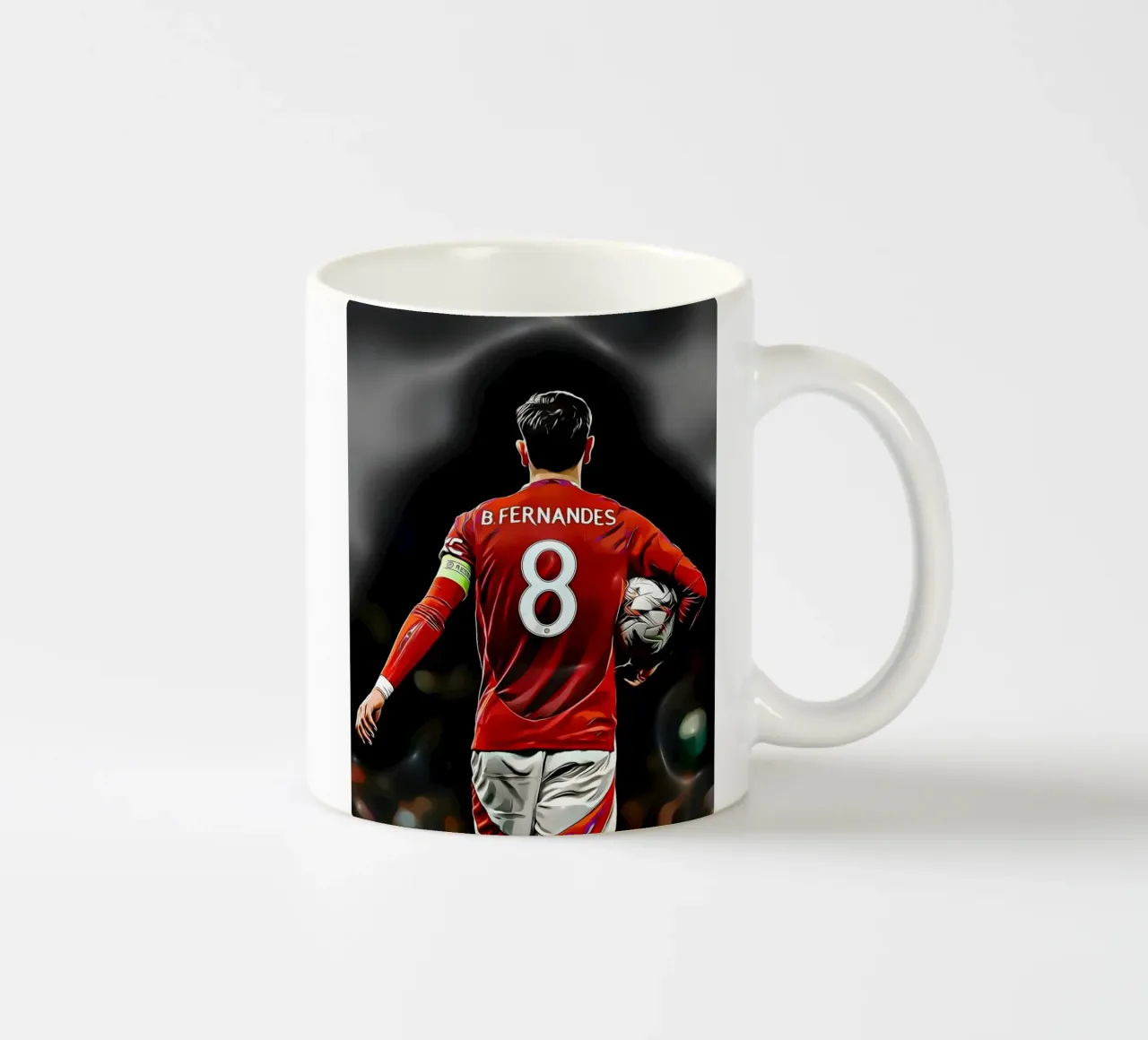 Bruno Fernandes è pronto a guidare tazza in ceramica da dark eagle
