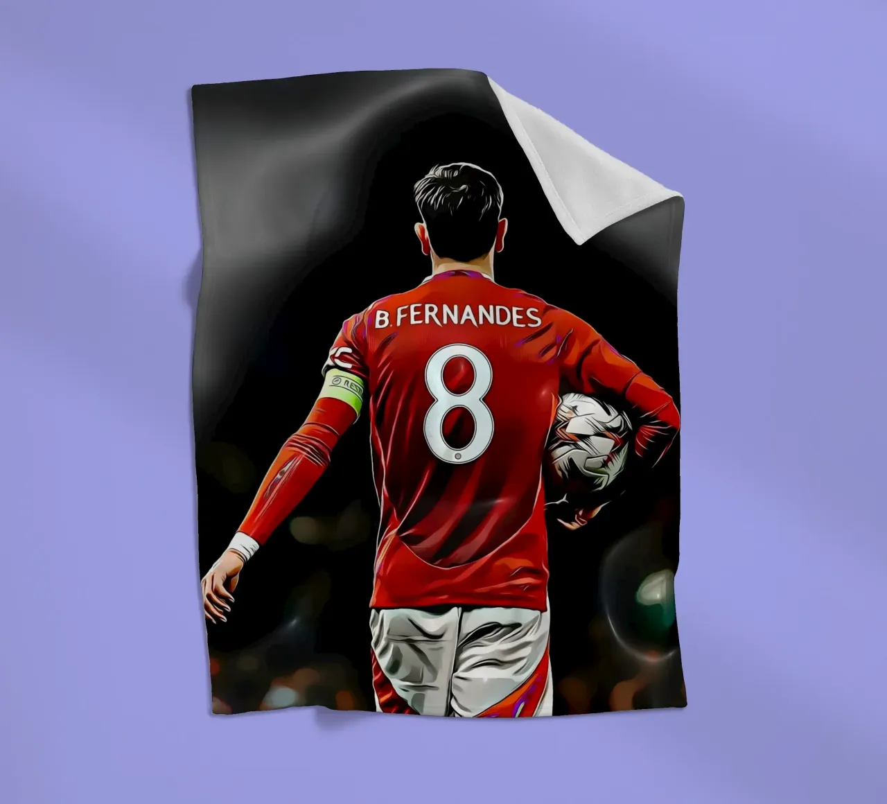 Bruno Fernandes è pronto a guidare coperta in pile da dark eagle