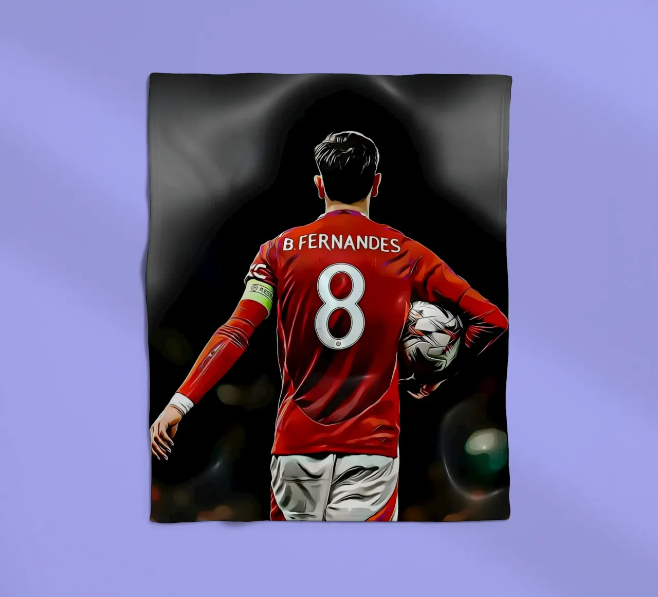 Bruno Fernandes è pronto a guidare coperta in pile da dark eagle