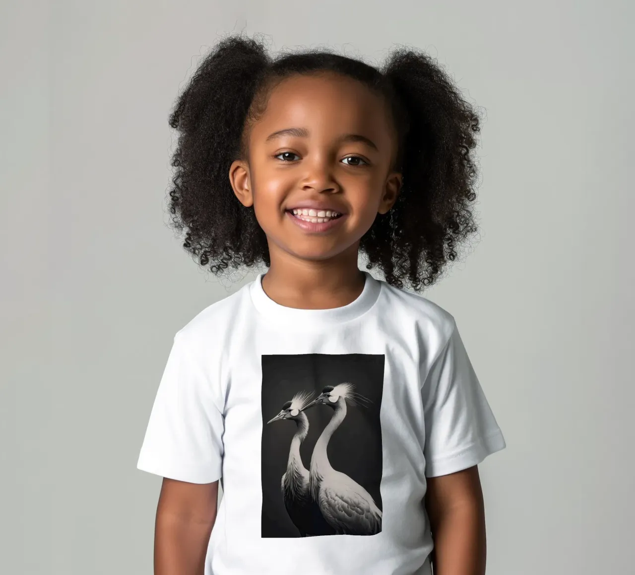 Gray Herons t-shirt bambini da treechild