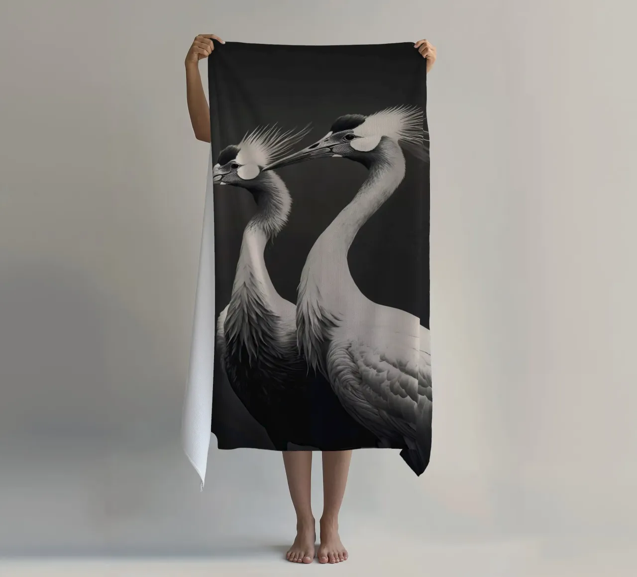 Gray Herons telo mare da treechild