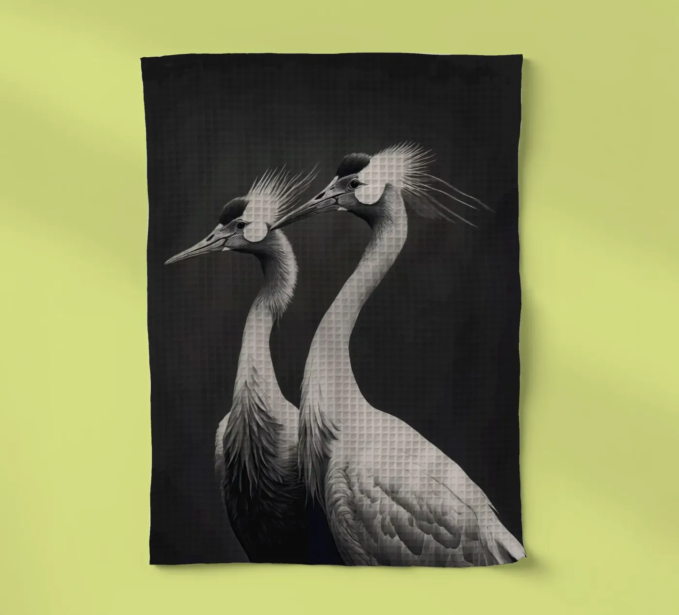 Gray Herons torchon de treechild