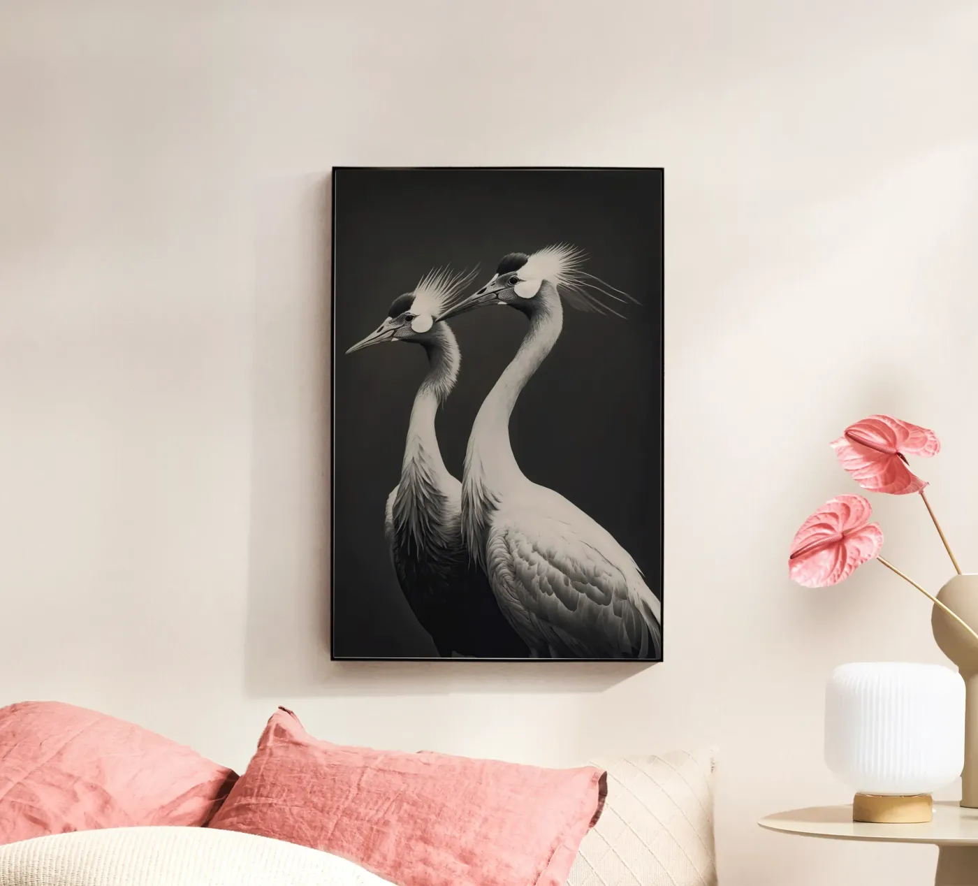 Gray Herons plexiglas de treechild