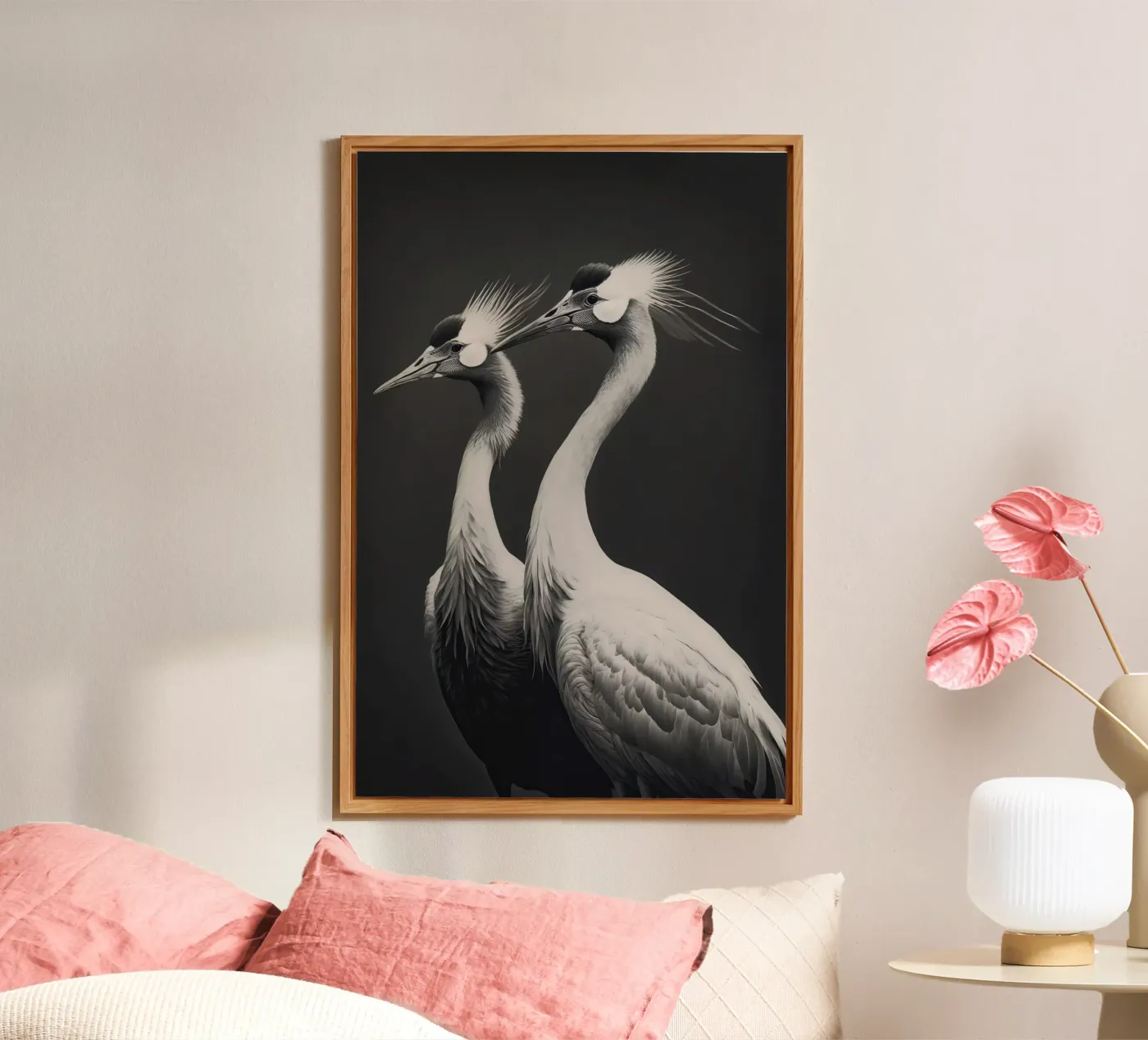 Gray Herons pannello forex da treechild