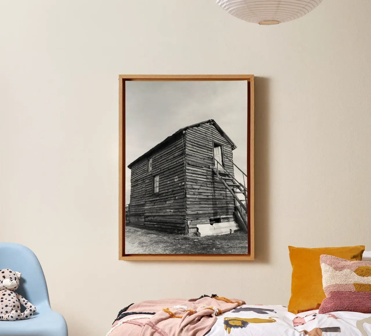 Cabo Polonio, Uruguay canvas met Baklijst van rafael campezato