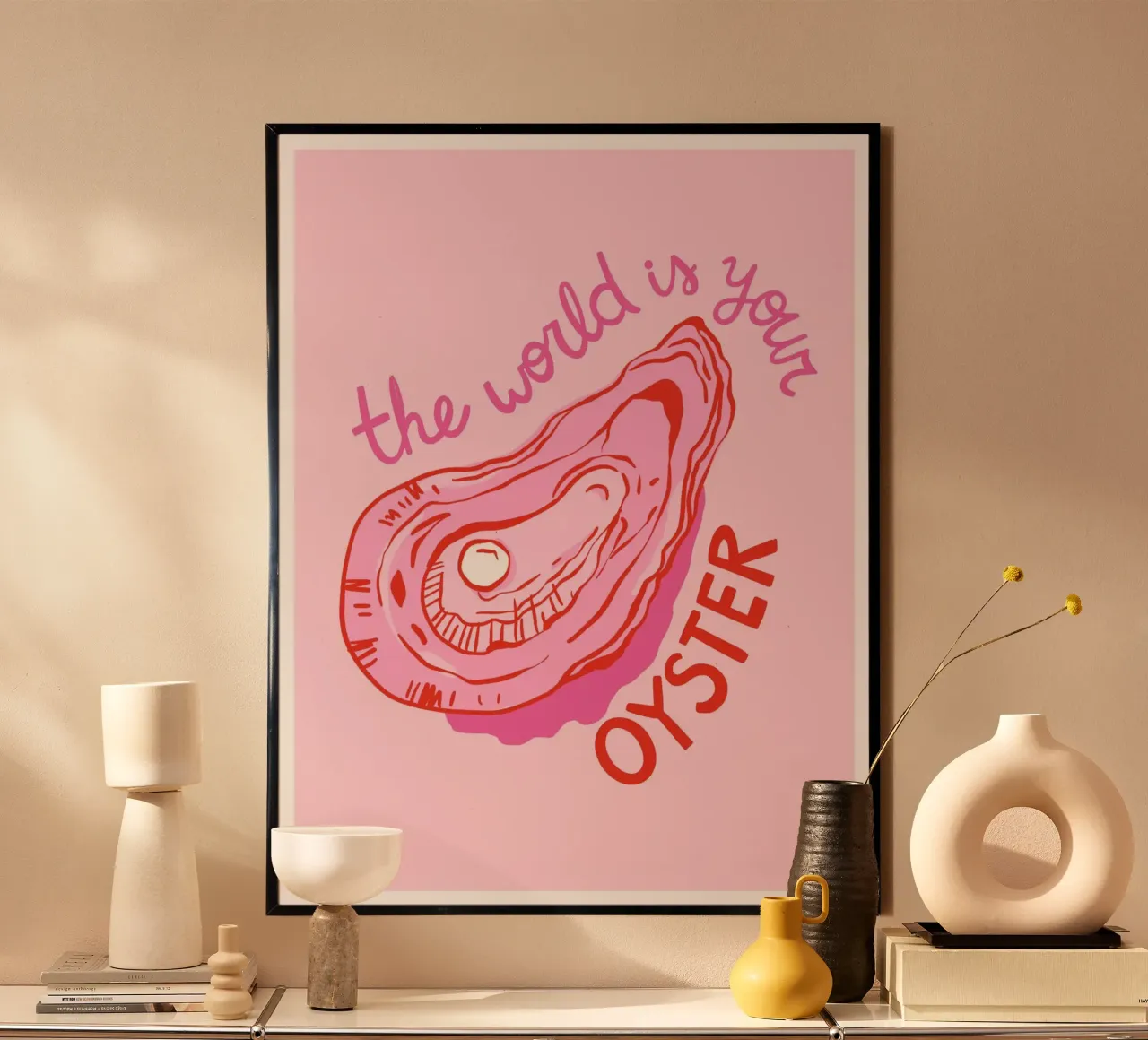 The World is your Oyster poster da dafnedesignstudio