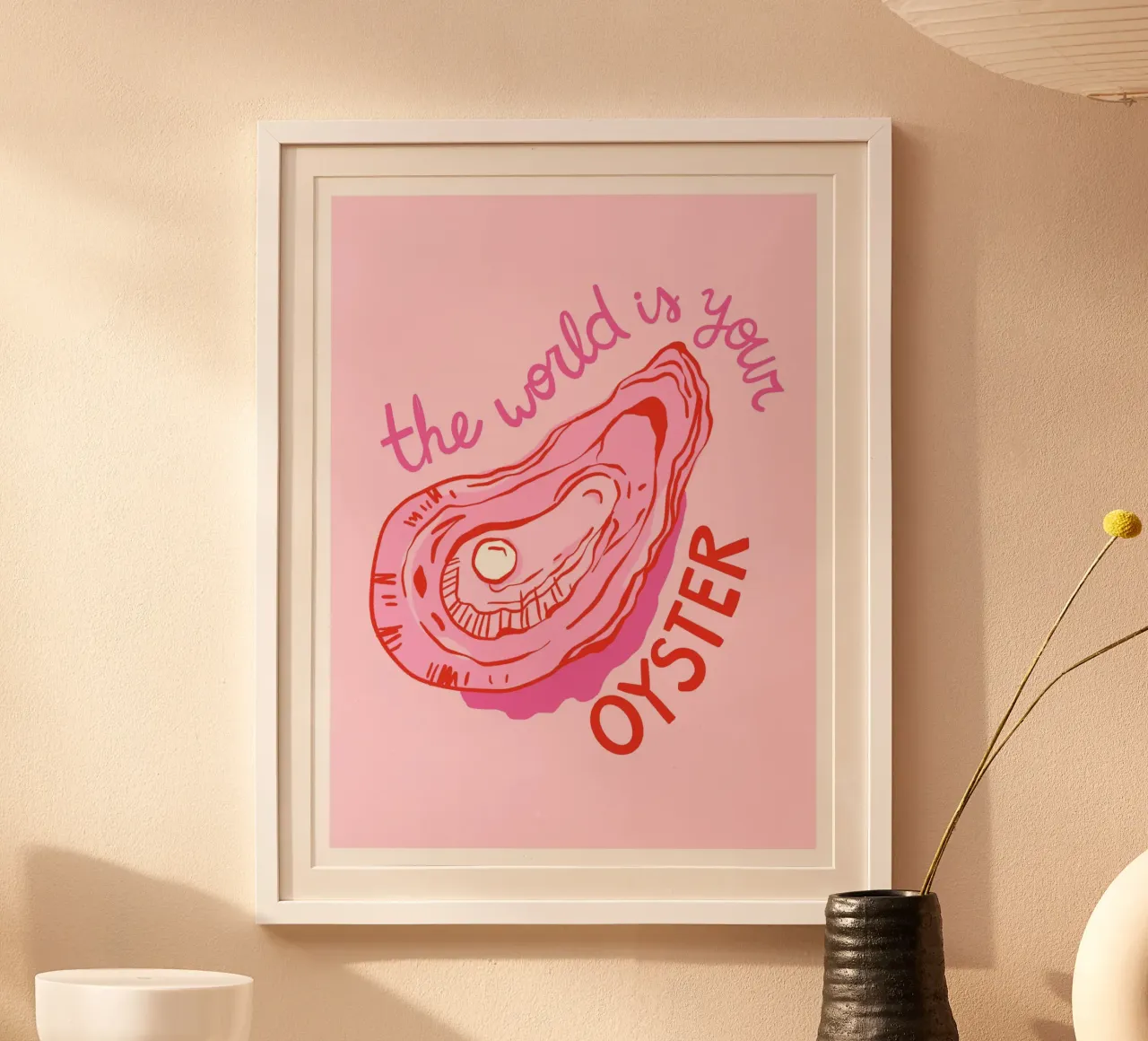 The World is your Oyster poster da dafnedesignstudio