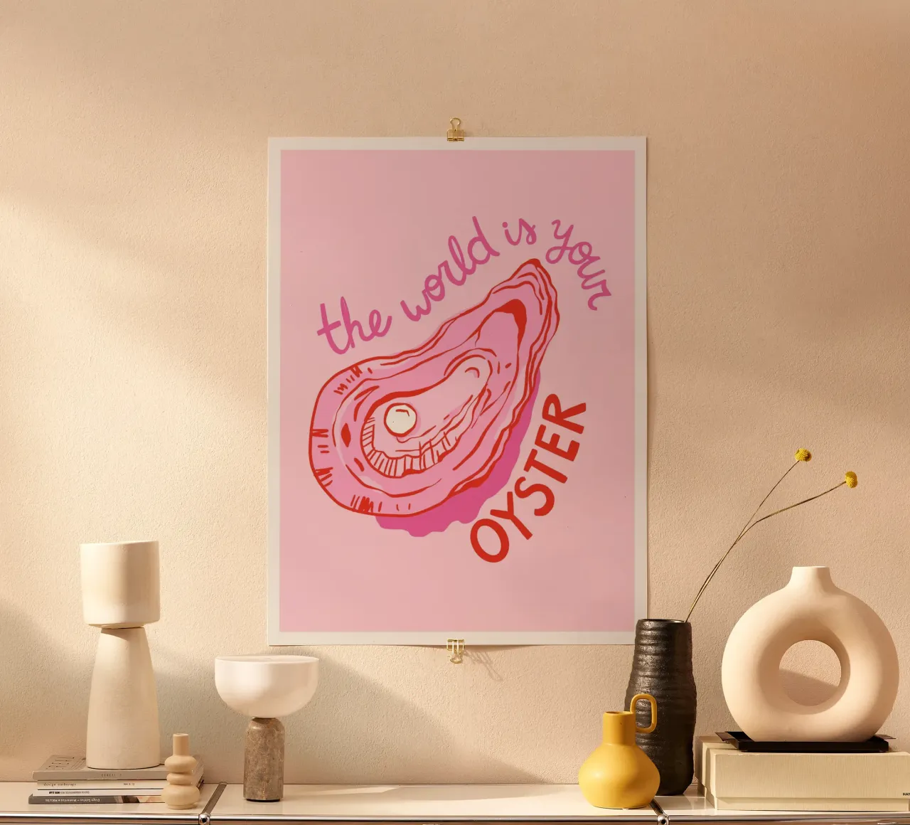 The World is your Oyster poster da dafnedesignstudio