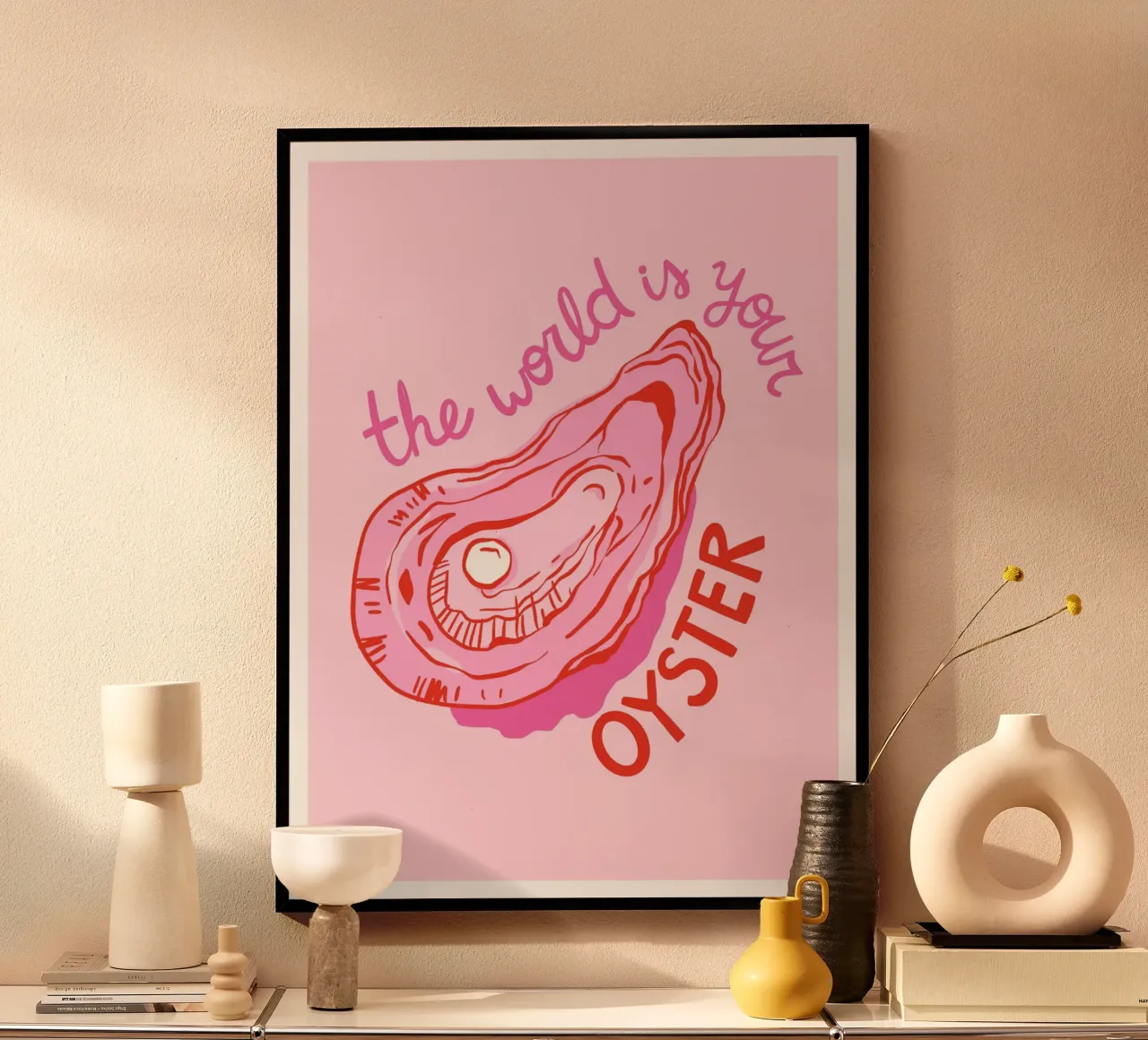 The World is your Oyster poster da dafnedesignstudio
