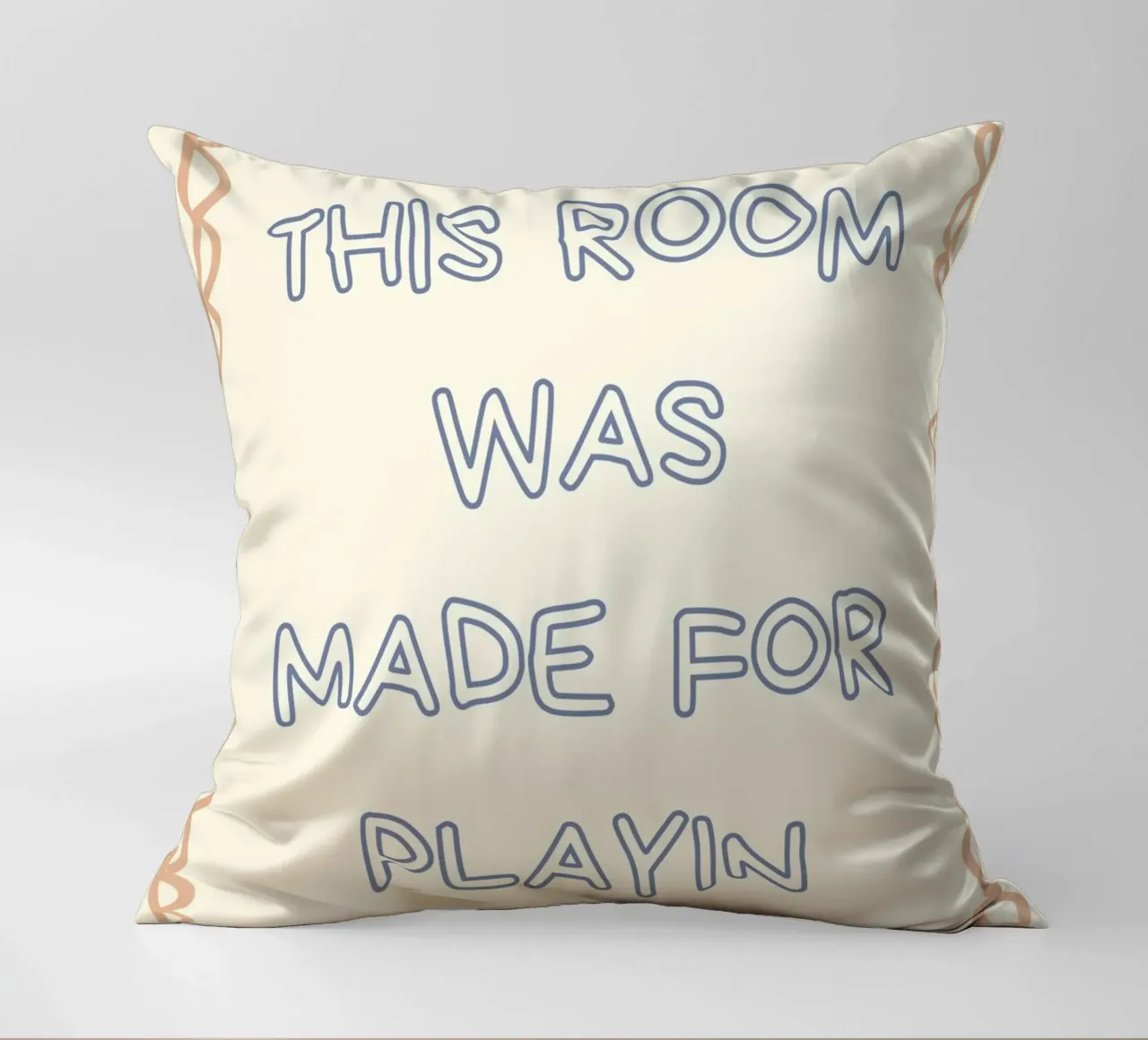 "Made for Playin'" - Poster decorativo per la camera dei bambini cuscino da vintagepod