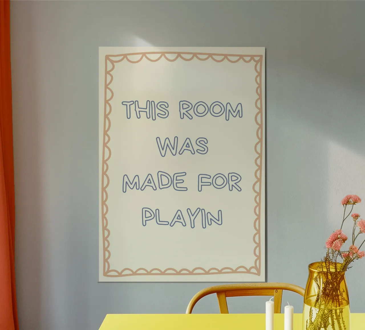 "Made for Playin'" - Poster decorativo per la camera dei bambini poster da vintagepod