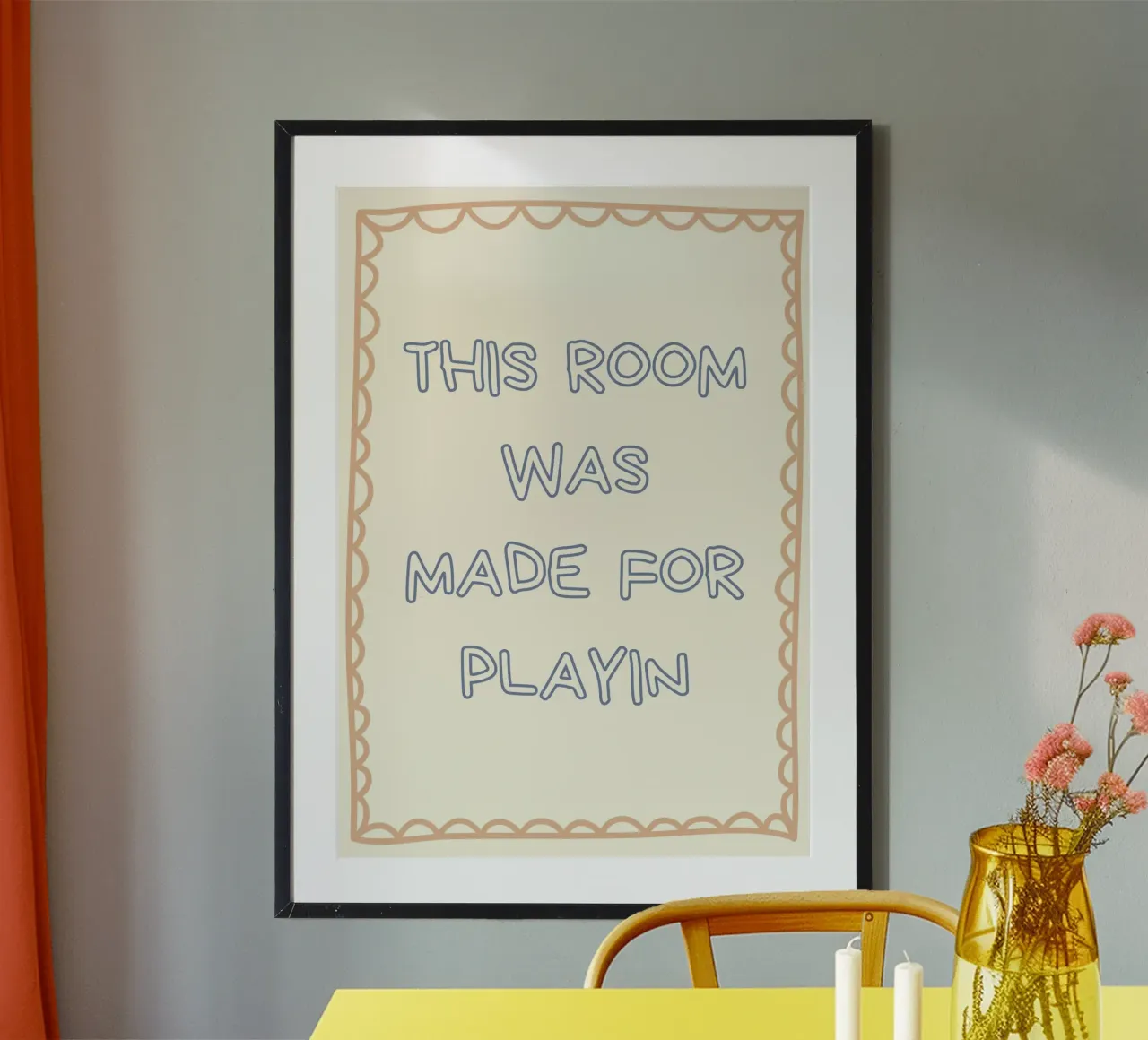 "Made for Playin'" - Poster decorativo per la camera dei bambini poster da vintagepod