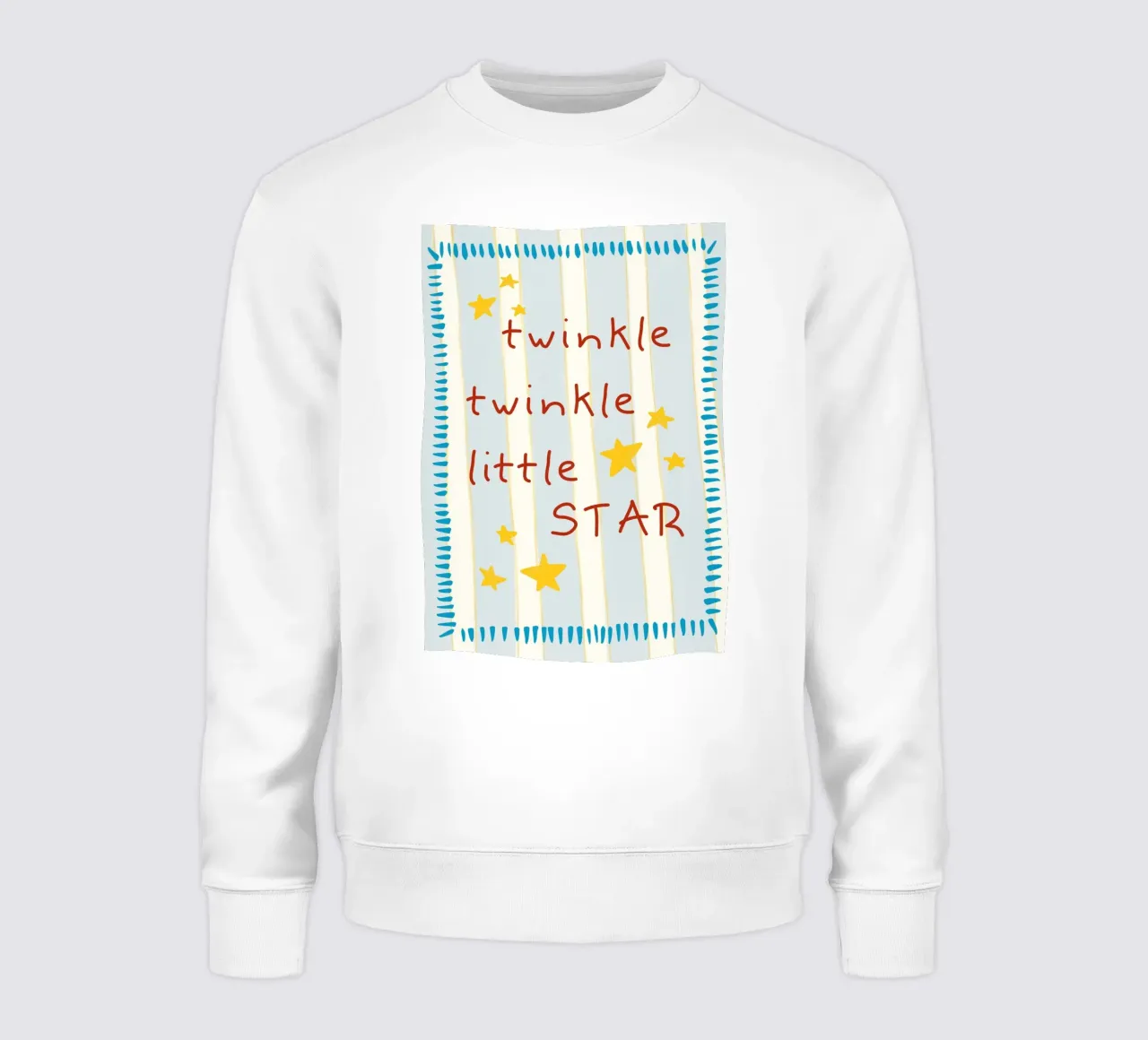 Twinkle Twinkle Little Star Nursery Art Print sudadera de vintagepod