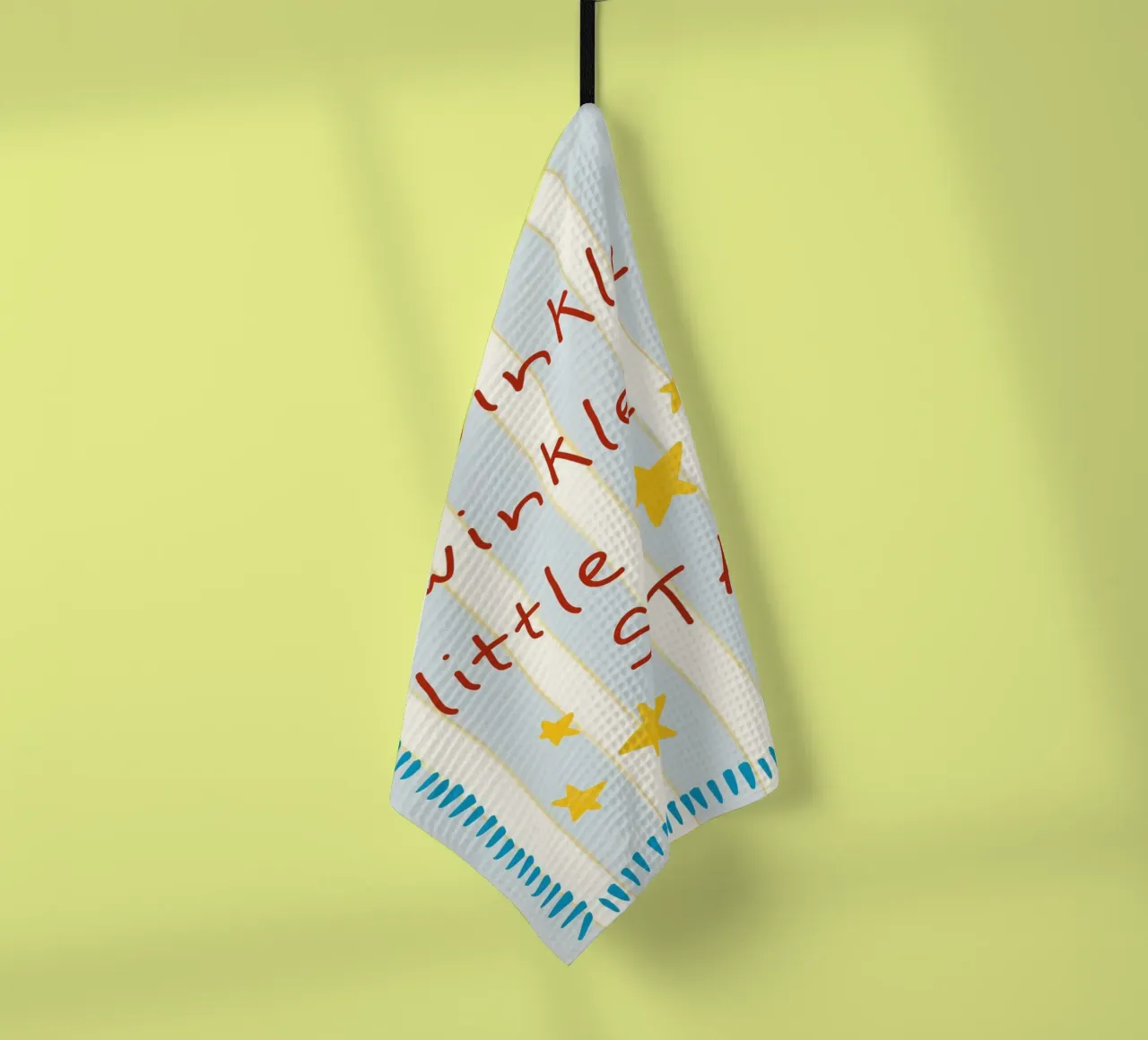 Twinkle Twinkle Little Star Nursery Art Print torchon de vintagepod