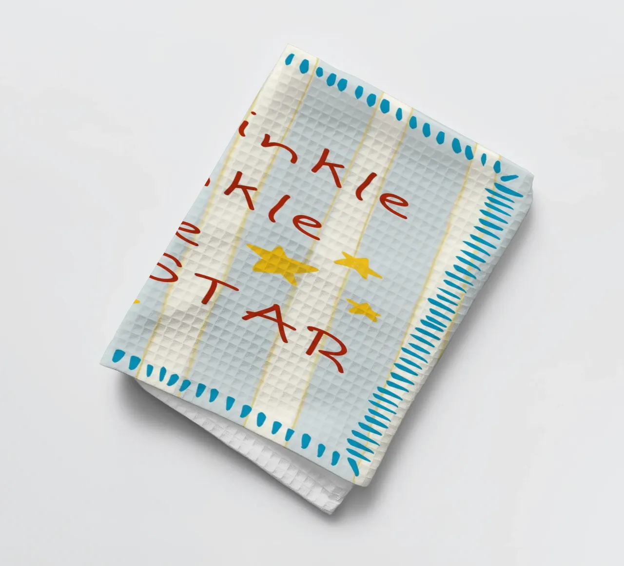 Twinkle Twinkle Little Star Nursery Art Print torchon de vintagepod