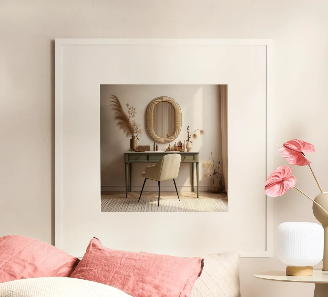 Riflessione calma poster con telaio in plastica da StillVibe Home