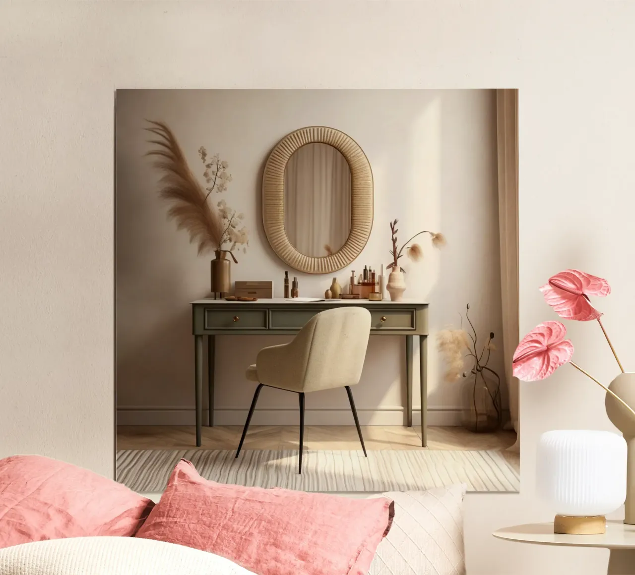 Riflessione calma poster con telaio in plastica da StillVibe Home