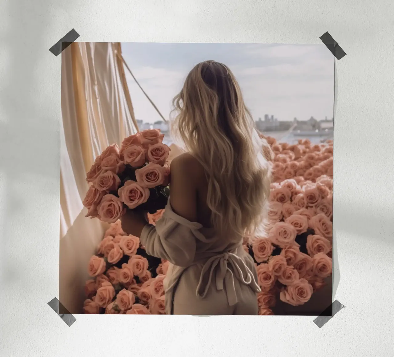 Das Meer der Rosen Poster von StillVibe Home