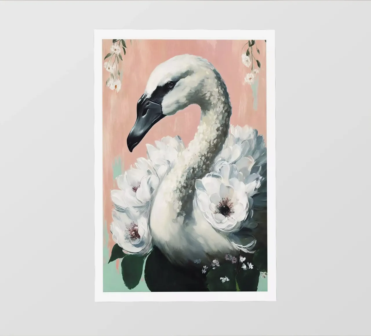 Decorated Swan telo in pvc da treechild