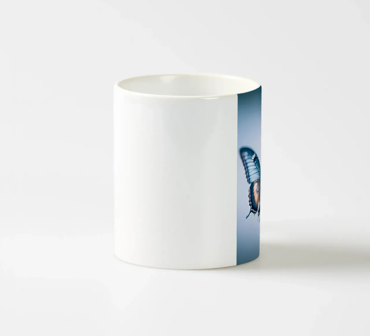 Blue Butterfly tazza in ceramica da treechild