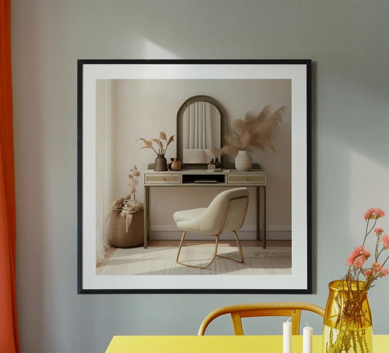 Rituale mattutino soft poster con telaio in plastica da StillVibe Home