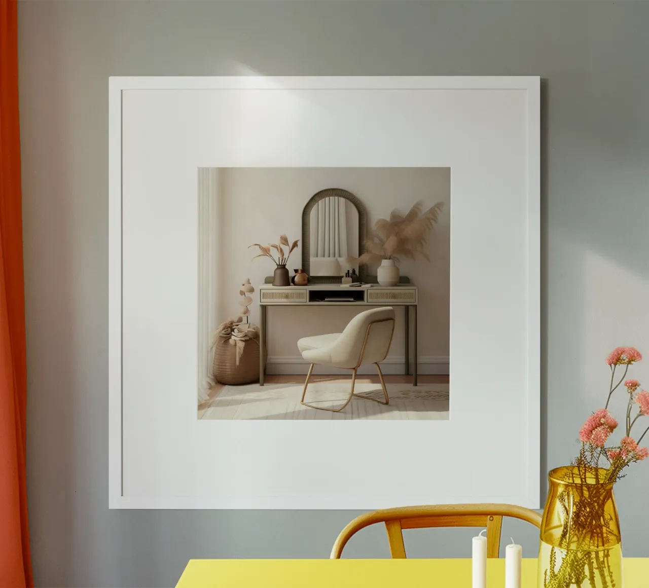 Rituale mattutino soft poster con telaio in plastica da StillVibe Home