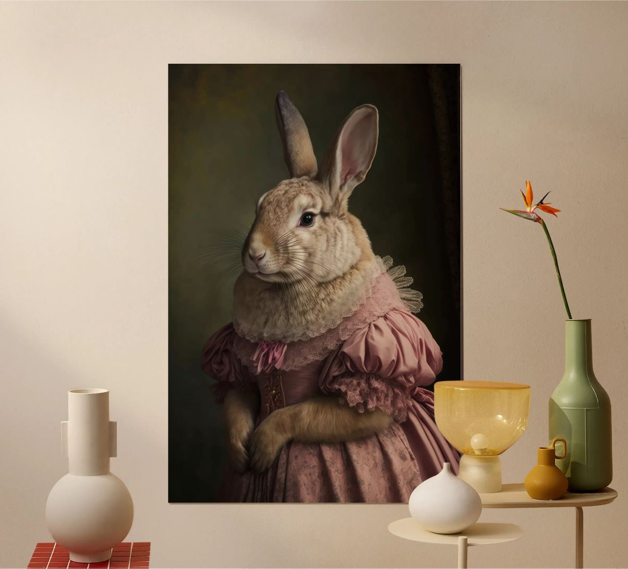 Mrs Bunny poster by treechild